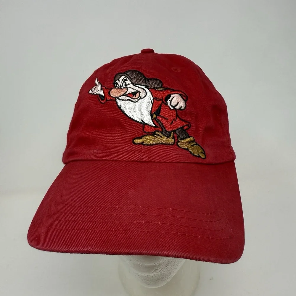 Vintage Grumpy Seven Dwarfs Stretch Strap Hat Goofy's Hat Company Walt Disney Co